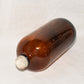 Antique Brown/Amber Glass Medicine Bottle 8.5" Apothecary Prescription Bottle