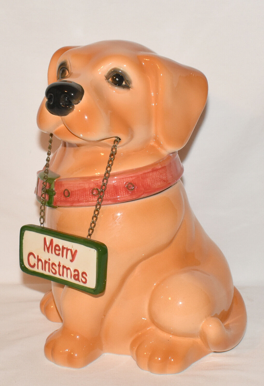 Christmas dog 2025 cookie jar