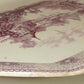 Antique Staffordshire Mulberry Transferware Serving Platter Dish Plate c.1840