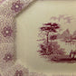 Antique Staffordshire Mulberry Transferware Serving Platter Dish Plate c.1840