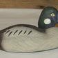 Vintage Common Goldeneye Male Mallard Duck Figurine Hand Made Bird Fowl Duck