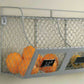 Fruit Vegetable Storage Bin Chicken Wire Iron Wall Storage Bin Kitchen Decor New