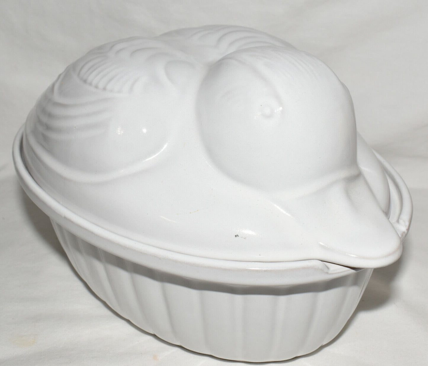 West Germany Vintage Duck Casserole Dish Lidded Dutch Oven Casserole Covered Dish