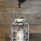 Large Metal Candle Lantern Rustic Cream Candle Lantern Holder Stand Display New