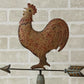 Hammered Metal Rooster Weather Vane Weathervane Farmhouse Chicken Rooster New
