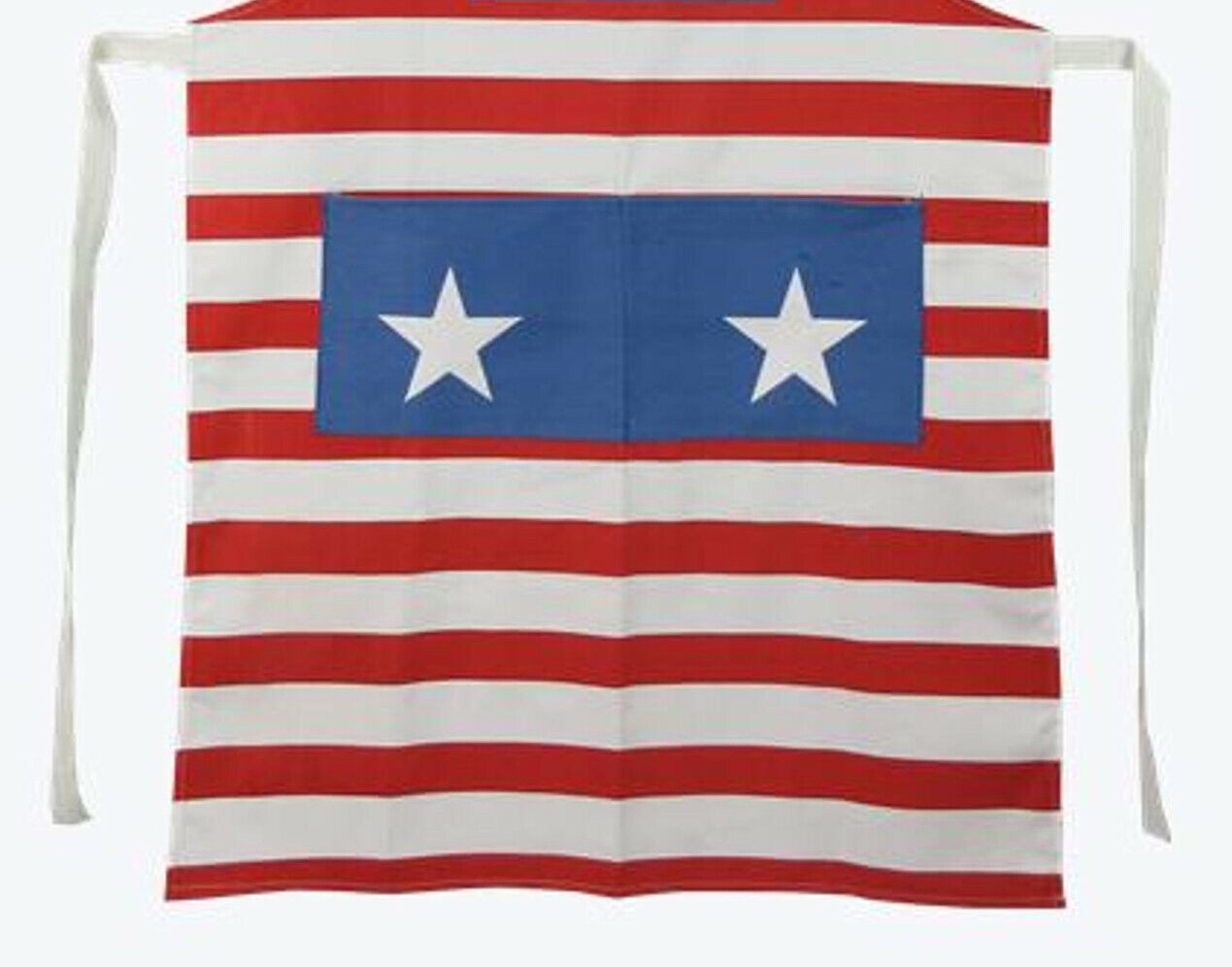 Kitchen Cooking Apron w Pockets USA Flag Apron Unisex Red White Blue 4th of July