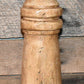 Vintage Turned Wood Finial 31" Decorative Finial Column Post Painted Glazed Wood