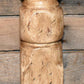 Vintage Turned Wood Finial 31" Decorative Finial Column Post Painted Glazed Wood
