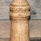 Vintage Turned Wood Finial 31" Decorative Finial Column Post Painted Glazed Wood