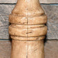 Vintage Turned Wood Finial 31" Decorative Finial Column Post Painted Glazed Wood
