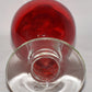 Vintage 12" Red Art Glass Pitcher Hand Blown Cased Glass Pitcher Red Clear Glass