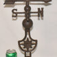 Cast Iron Horse Weathervane Directional Points North South East West + Sun Moon