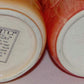 Vintage Ceramic Jam Marmalade Jars Lidded Canister Hand Painted Fruit Motif 4pcs