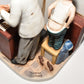 Vintage Norman Rockwell At The Doctors Office Figurine c.Saturday Evening Post
