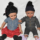 2 Madam Alexander African American Dolls 18" Fully Clothed Dolls 2004 & 2009