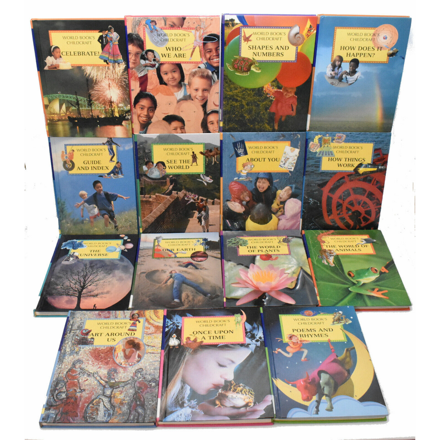 15pc Volume Set Childrens World Childcraft Books The How & Why Library Hardcover