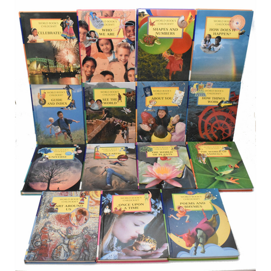 15pc Volume Set Childrens World Childcraft Books The How & Why Library Hardcover