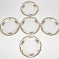 Vintage 5pc Set Noritake Vasona China 5.5" Saucers Plates Elegant Floral Pattern