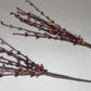 2pc Pip Rice Berry Sprays 12" Berry Picks Rustic Floral Home Decor 42 Colors New